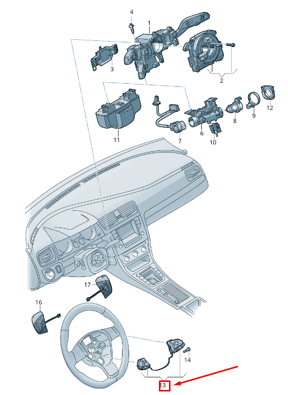 new vw t-roc a11 steering wheel buttons 5ta959442icx original