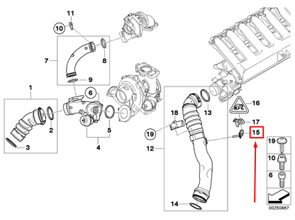 new bmw 3 e90 air temperature sensor 7812741 13627812741 original