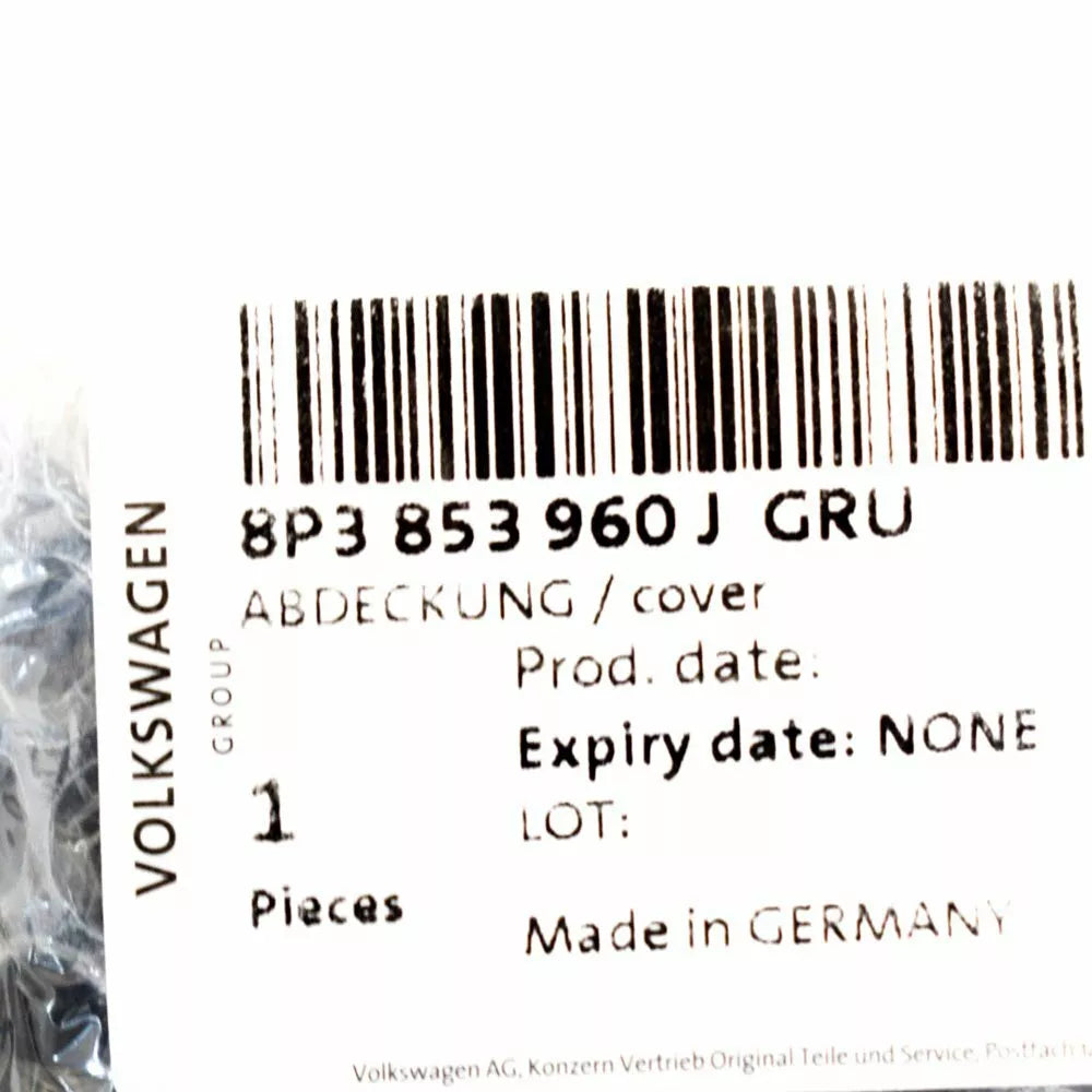 NEW AUDI A3 8P FRONT RIGHT DOOR MOULDING 8P3853960JGRU ORIGINAL