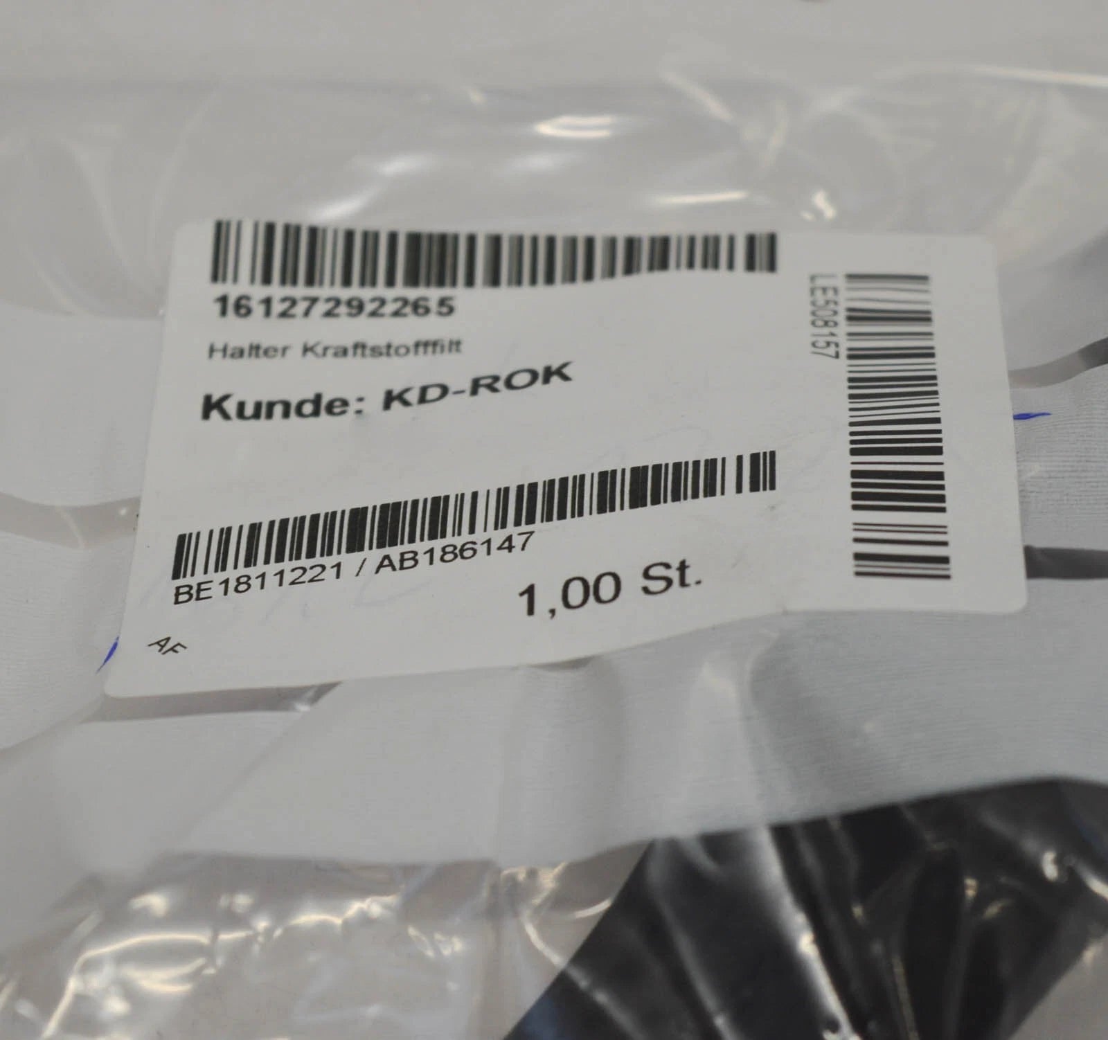 NEW BMW 1 F21 FUEL STRAINER BRACKET 16127292265 7292265 ORIGINAL