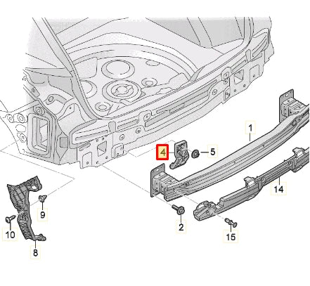 NEW AUDI Q3 F3 SPORTBACK REAR RIGHT HOLDING STRAP 83A807330