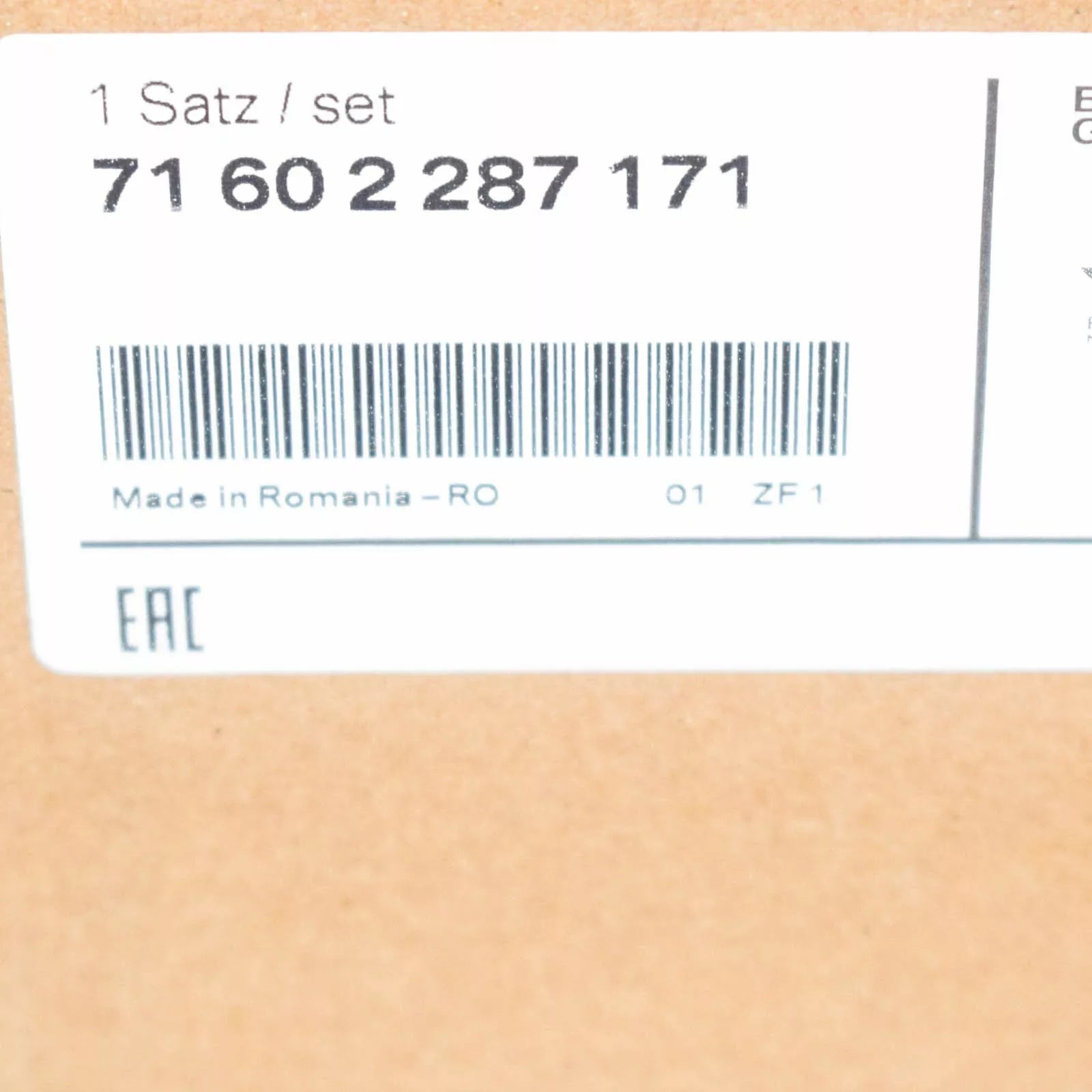 NEW BMW X5 F15 F85 ELECTRICAL TOWBAR ADDITIONAL KIT 71602287171 ORIGINAL