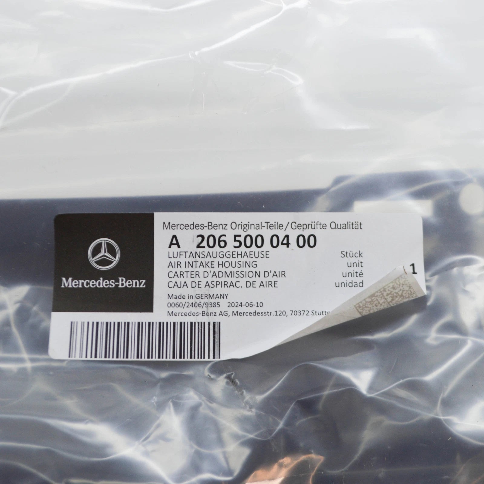 NEW MERCEDES-BENZ C W206 SLAM PANEL FRAME PLASTIC TRIM A2065000400 2021 26592348