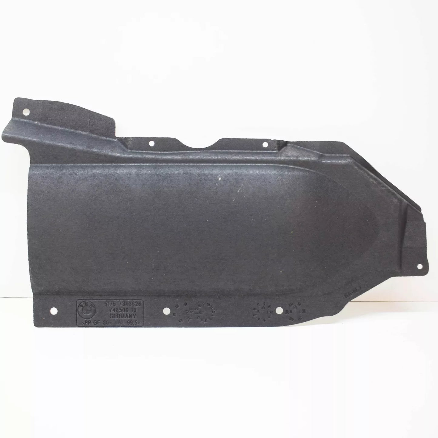 NEW BMW X5 F15 EXHAUST SYSTEM UNDERBODY SPLASH SHIELD 51757343626 ORIGINAL