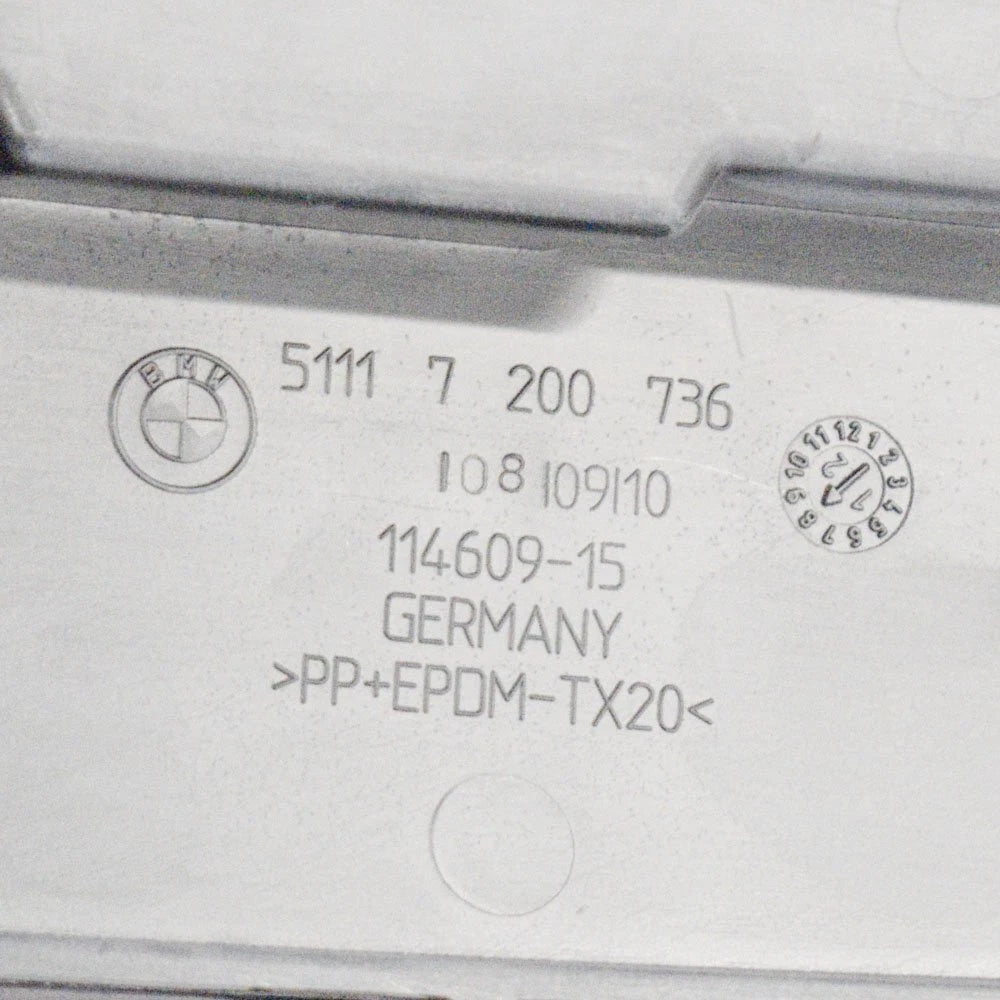 NEW BMW 5 GT F07 FRONT BUMPER GRILLE RIGHT SIDE  51117200736 7200736 ORIGINAL