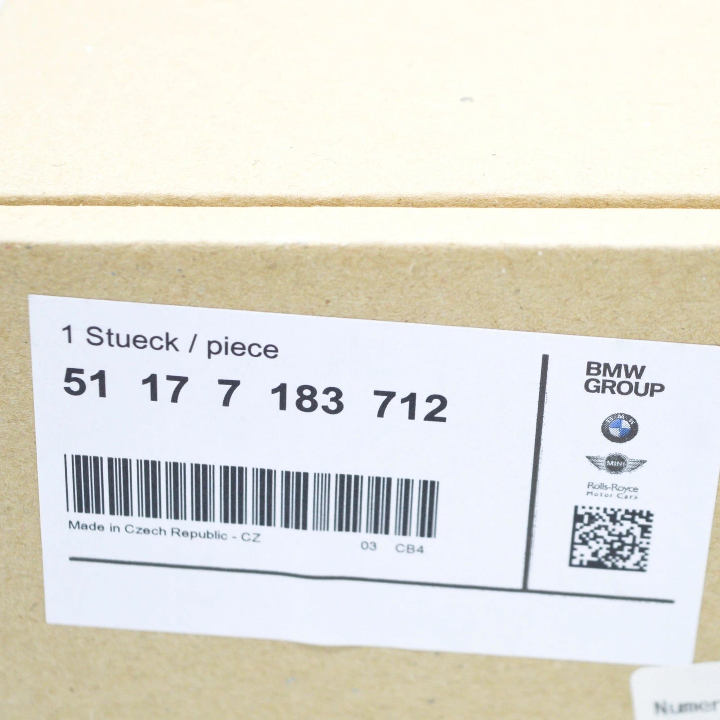 NEW BMW 5 E60 FUEL TANK COVER POT 7183712 51177183712 ORIGINAL