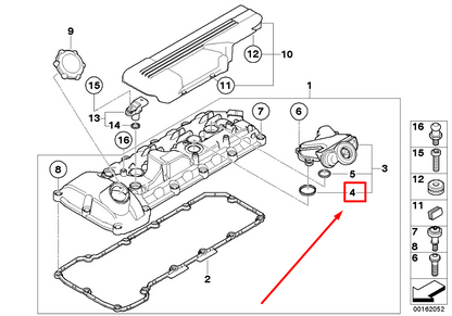 new bmw 3 coupe e92 engine oil separator seal 11157838369 7838369 original