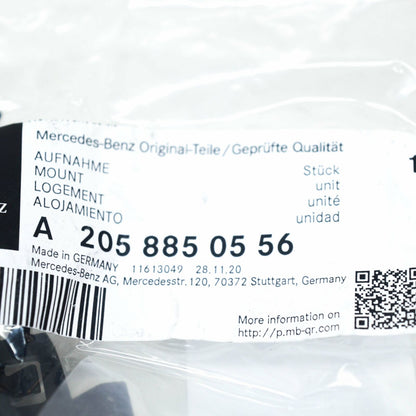 NEW MERCEDES-BENZ C W205 REAR BUMPER TOW EYE COVER BRACKET A2058850556 ORIGINAL