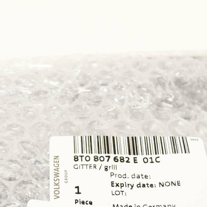 NEW AUDI A5 S5 8TA FRONT RIGHT FOG LAMP GRILLE 8T0807682E01C ORIGINAL