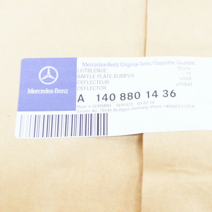 NEW MB S W140 FRONT BUMPER PANELLING RIGHT BAFFLE PLATE A1408801436