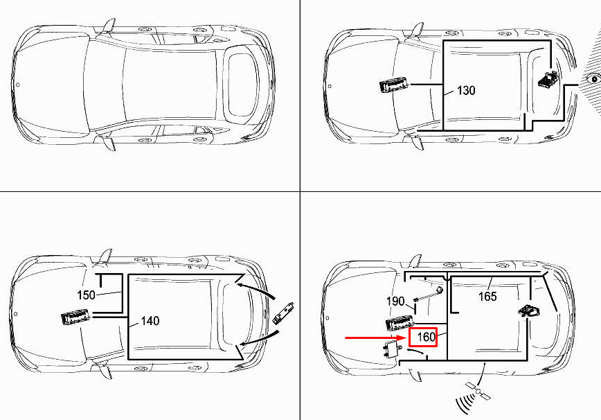 new mercedes-benz glc x253 gps electrical wiring harness a2535409707 original