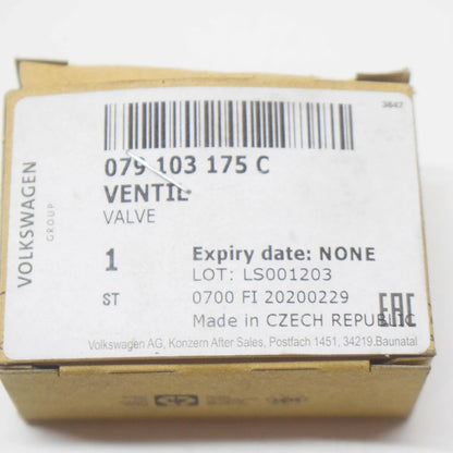 NEW AUDI A4 B7 OIL CHECK NON-RETURN VALVE 079103175C