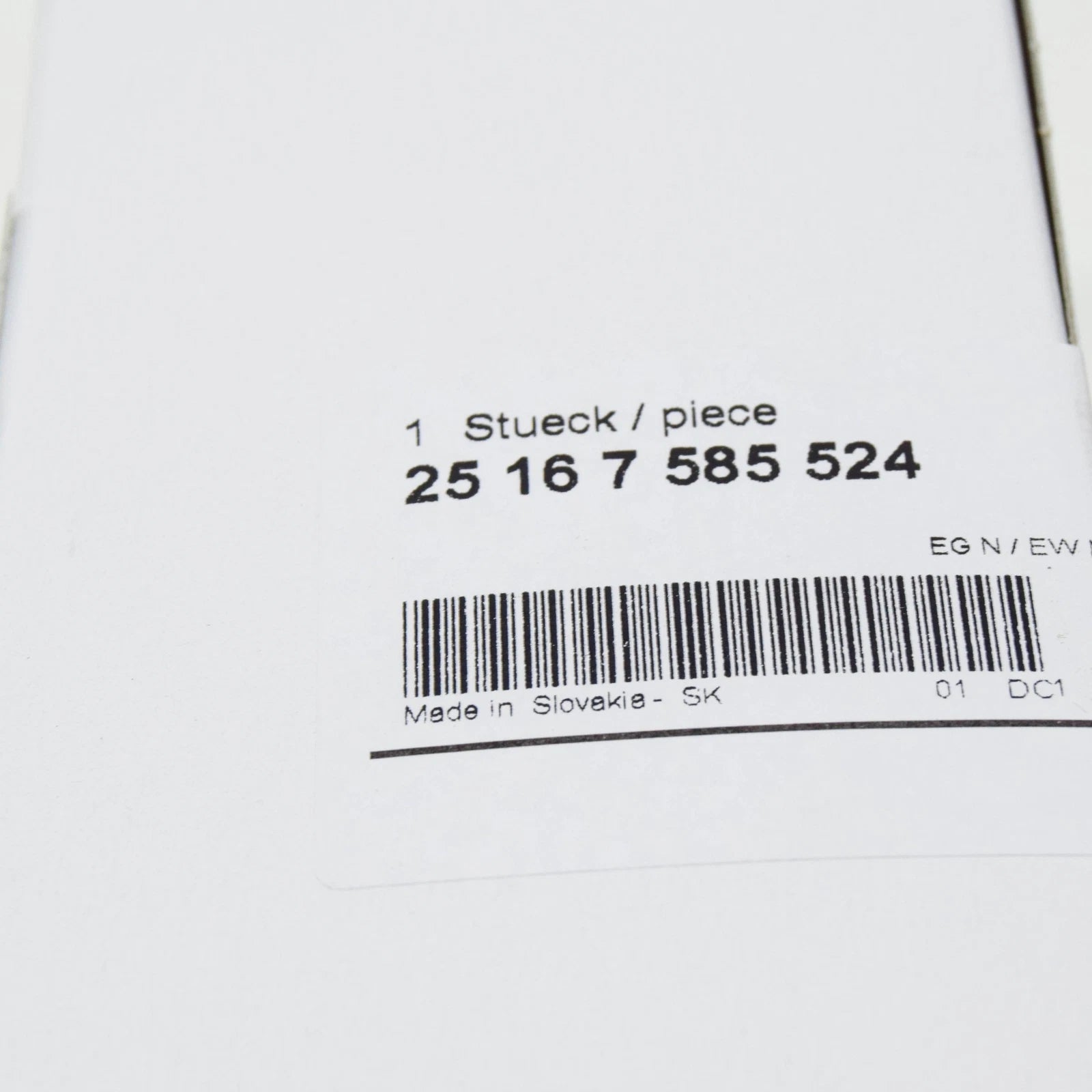 NEW BMW 3 E93 AUTOMATIC GEAR SHIFT KNOB LEVER LEATHER CHROME 7585524 ORIGINAL