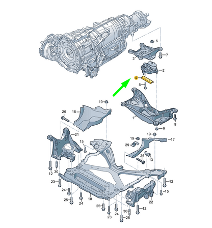 NEW AUDI A4 B9 GEARBOX MOUNT STOP 8W0399292 ORIGINAL