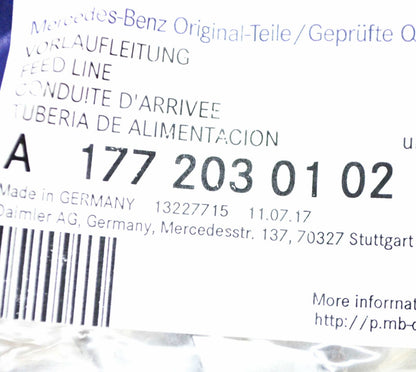 NEW MB GLC COUPE C253 TURBOCHARGER INTERCOOLER RIGHT TUBE A1772030102 ORIGINAL