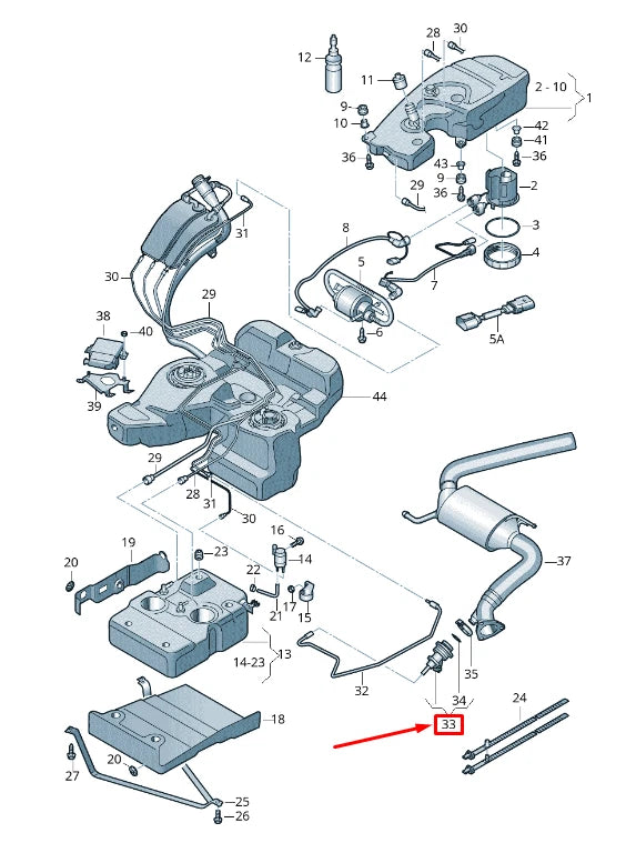 NEW AUDI Q7 4L EXHAUST FLUID DEF INJECTOR 4H0131113A ORIGINAL