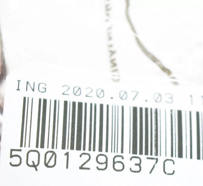 NEW VOLKSWAGEN GOLF MK7 AIR FILTER WATER DRAINAGE HOSE 5Q0129637C ORIGINAL