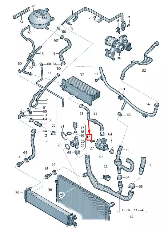 NEW VW SHARAN 7N QUICK ACTING COUPLING 7N0122291R ORIGINAL