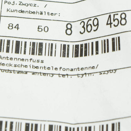 NEW BMW 5 E39 REAR WINDOW TELEPHONE ANTENNA BASE 8369458 84508369458 ORIGINAL