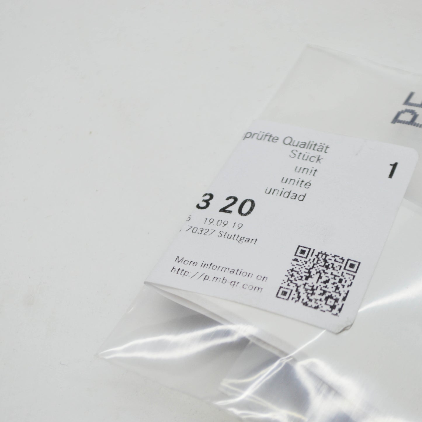 NEW MERCEDES-BENZ S W222 AIR CONDITIONING INFO LABEL A2228170320 2013 ORIGINAL