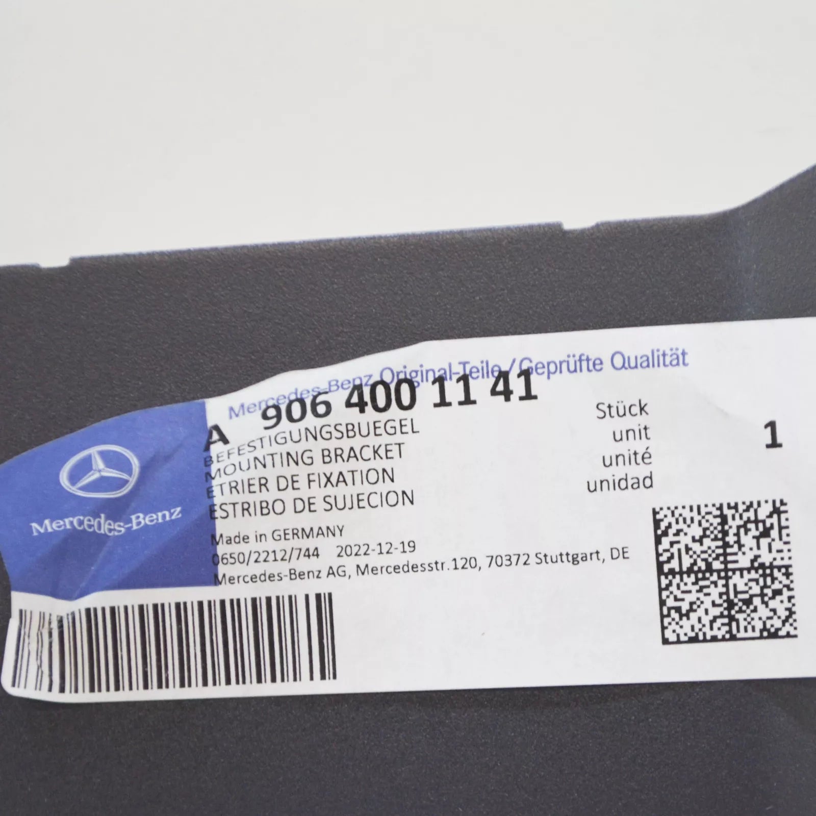 NEW MB SPRINTER W906 SPARE WHEEL CARRIER MOUNTING BRACKET A9064001141 ORIGINAL