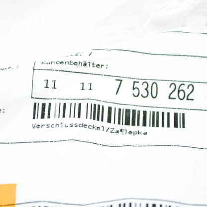 new bmw 5 e60 cylinder head cover lid 11117530262 original