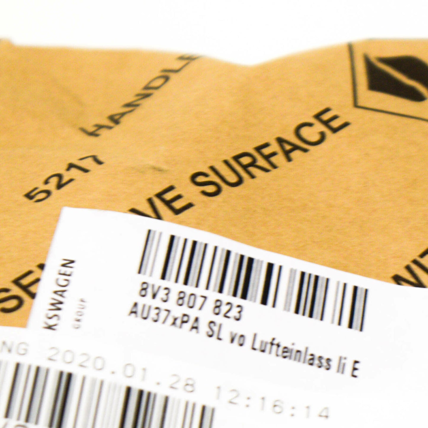 NEW AUDI A3 8V FRONT LEFT LOWER BUMPER TRIM 8V3807823 ORIGINAL