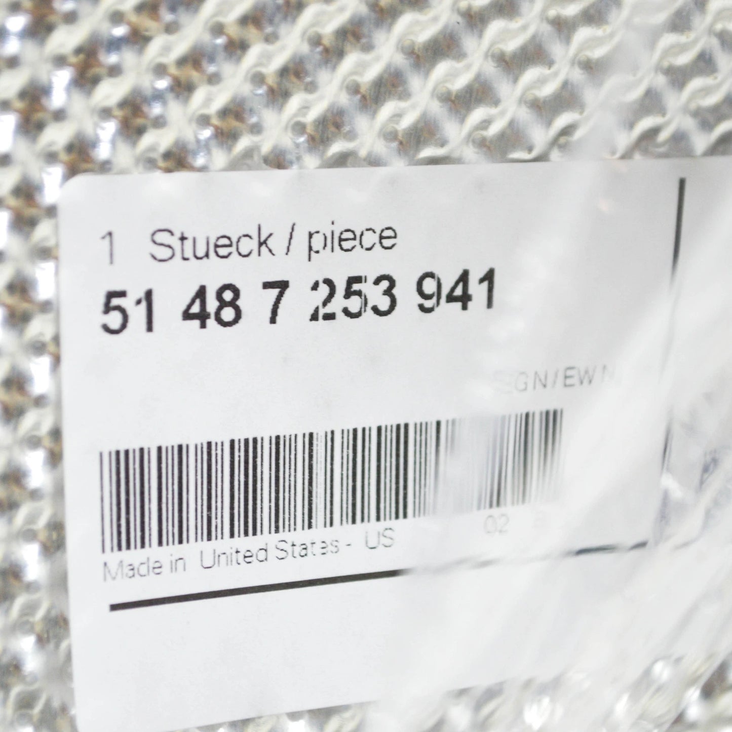 NEW BMW X3 F25 REAR SILENCER HEAT PROTECTION 51487253941 ORIGINAL