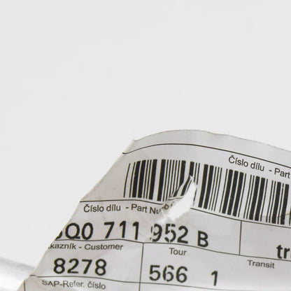 NEW VOLKSWAGEN FOX RIGHT HANDBRAKE CABLE GUIDE TUBE 6Q0711952B ORIGINAL