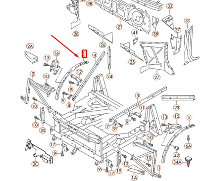 NEW AUDI R8 42 FRONT RIGHT WHEEL HOUSING LINER CARRIER 420805358C 2010 11469346