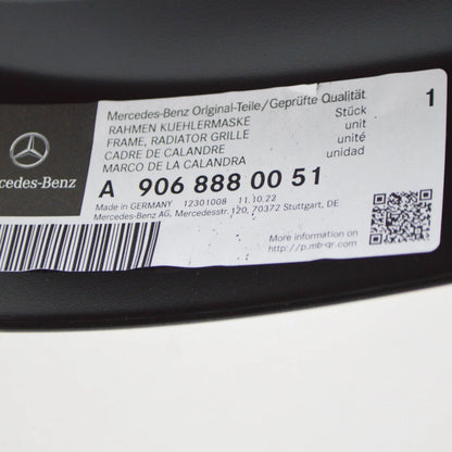 NEW MB SPRINTER 906 FRONT BUMPER RADIATOR GRILLE FRAME A9068880051 ORIGINAL