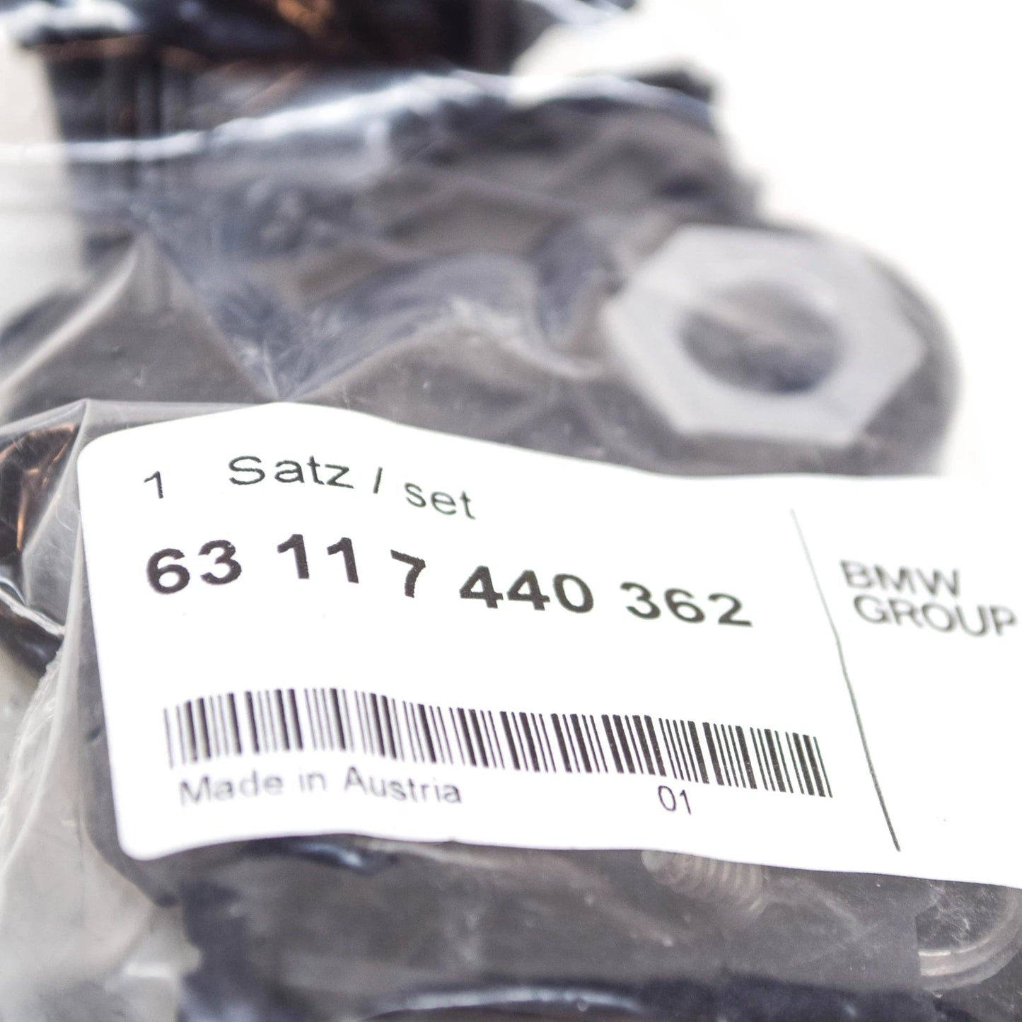NEW BMW 7 G11 FRONT HEADLIGHT REPAIR KIT 63117440362 7440362 ORIGINAL