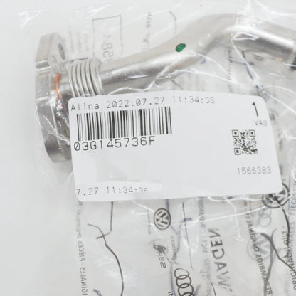 NEW AUDI A3 8P TURBOCHARGER OIL RETURN LINE 03G145736F