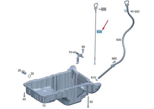 new mercedes-benz e w213 oil dip stick a2740107106 original