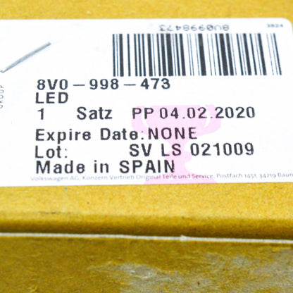 NEW AUDI A3 CABRIO 8V FRONT LEFT LED HEADLIGHT UNIT BRACKET 8V0998473 ORIGINAL