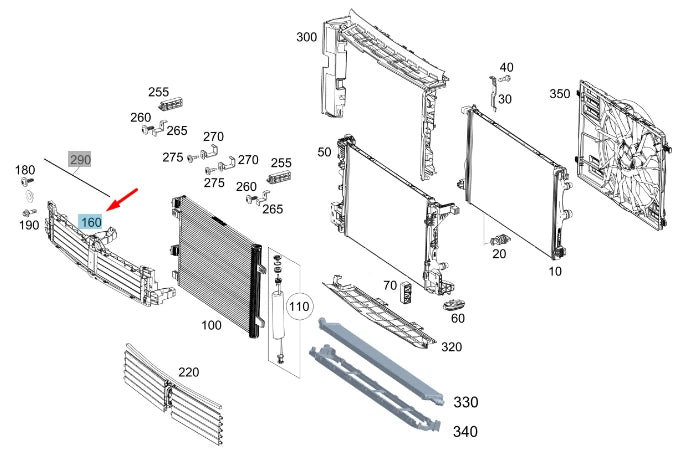 NEW MB CLA C118 FRONT UPPER AIR DUCT AIR REGULATION SYSTEM A1775007900 ORIGINAL