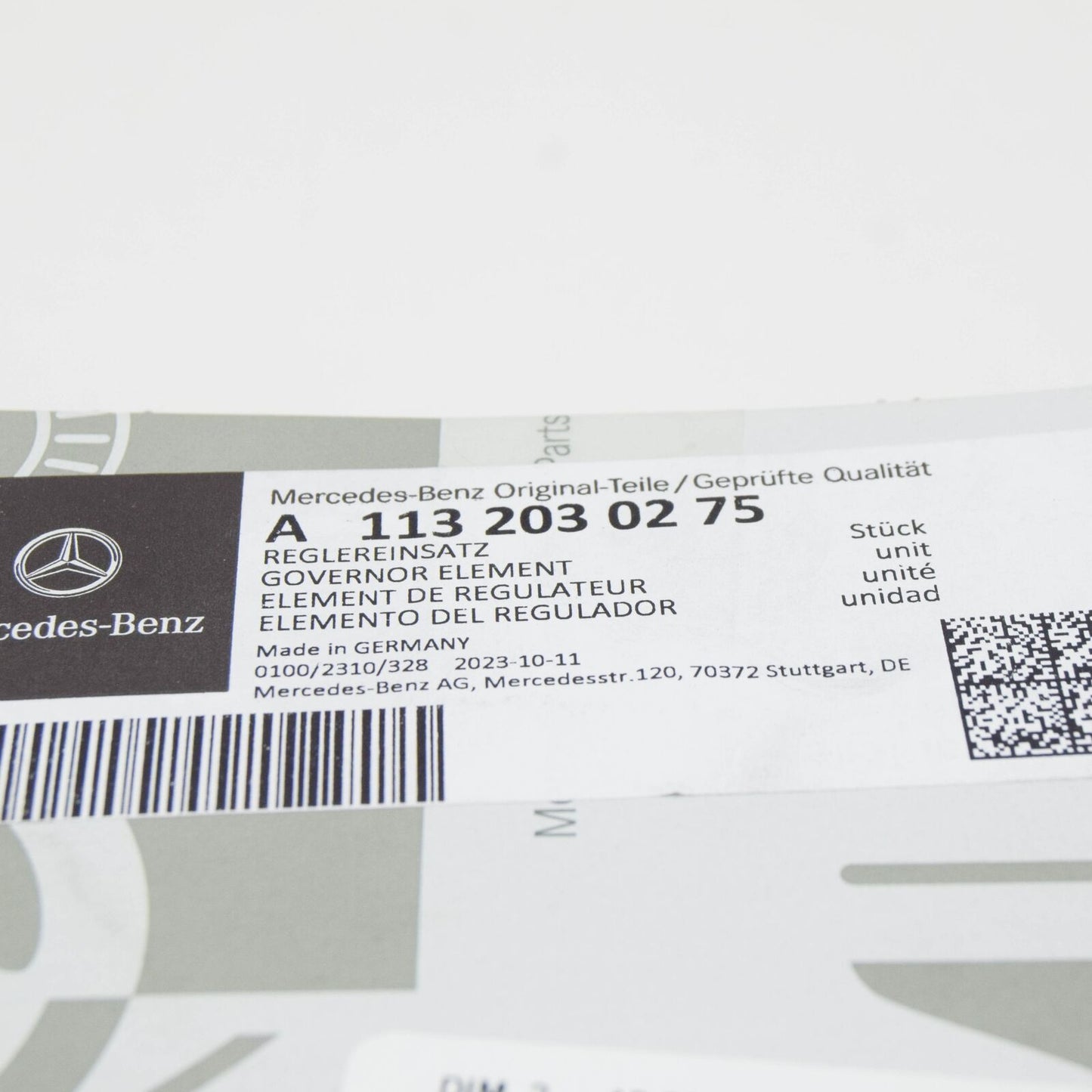 NEW MERCEDES-BENZ S W220 AMG THERMOSTAT ELEMENT A1132030275 ORIGINAL