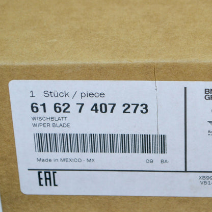 new bmw x3 g01 rear window windscreen wiper blade 61627407273 original