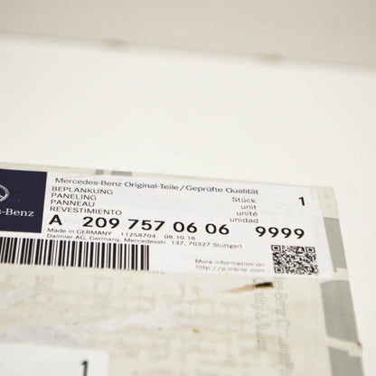 NEW MB CLK A209 CONVERTIBLE RIGHT FRONT HINGE COVER CAP A20975706069999 ORIGINAL