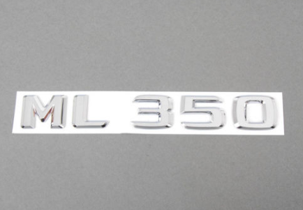 new mb m w164 rear tailgate trunk lid emblem badge a1648171215 original