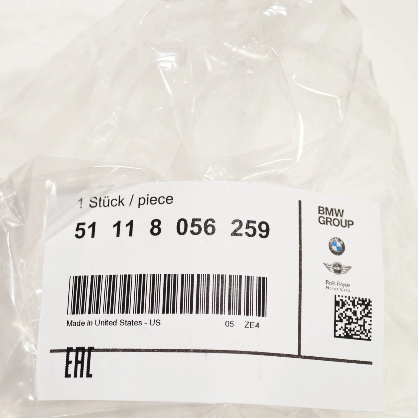 NEW BMW X5 F85 FRONT M BUMPER LOWER GRILLE 51118056259 8056259 2015 ORIGINAL