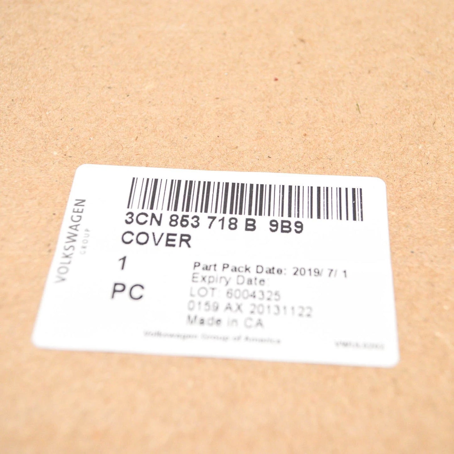 NEW VW ATLAS FRONT RIGHT FENDER WHEEL ARCH MOULDING TRIM 3CN853718B9B9 ORIGINAL