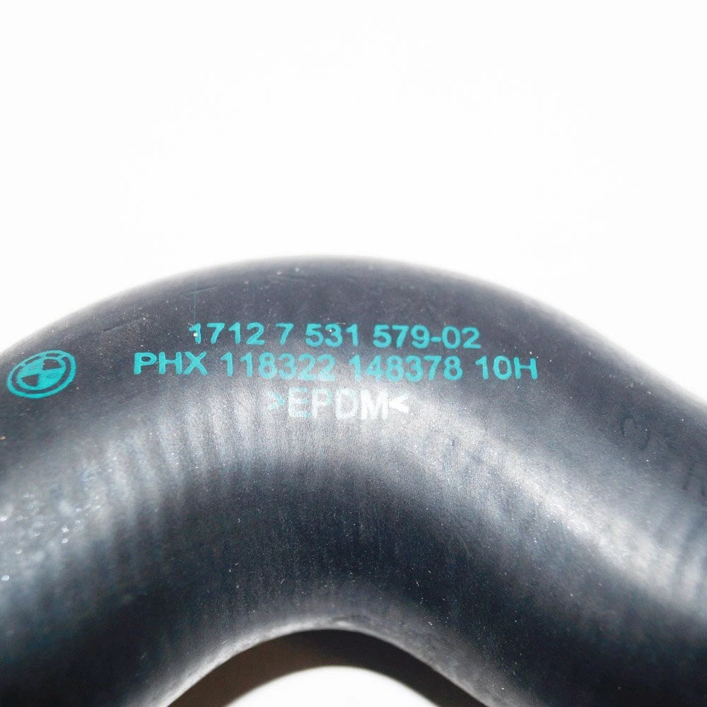 NEW BMW 3 E90 RADIATOR WATER HOSE 17127531579 7531579 ORIGINAL