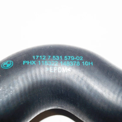 NEW BMW 3 E90 RADIATOR WATER HOSE 17127531579 7531579 ORIGINAL