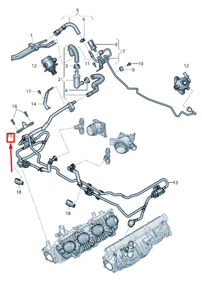 NEW AUDI A8 4N RIGHT SIDE AKF VALVE BRACKET 0P2133519A