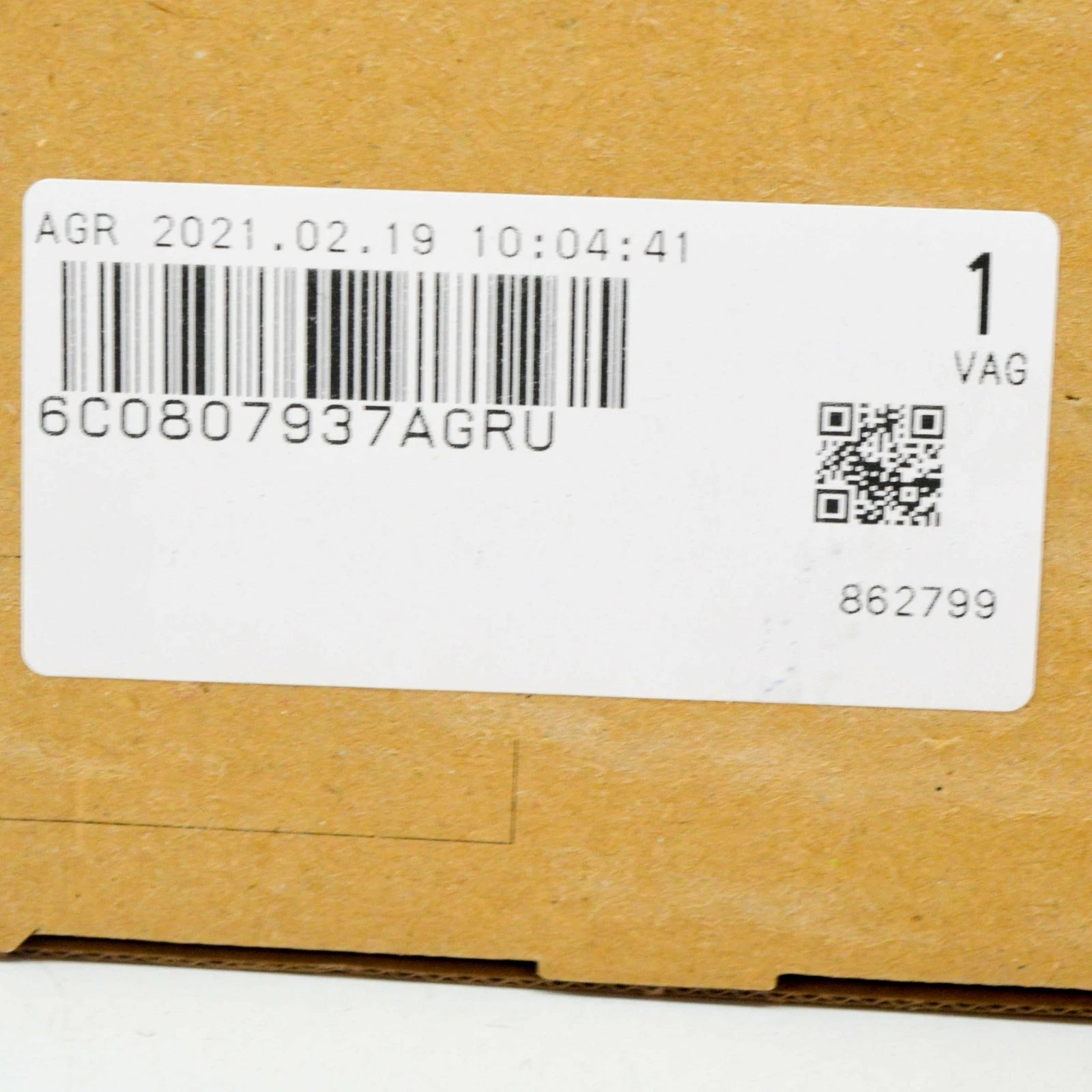 NEW VOLKSWAGEN POLO 6R LEFT HEADLIGHT WASHER COVER 6C0807937AGRU