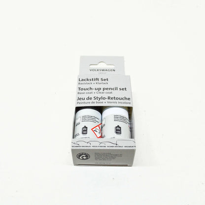 NEW VW AUDI METALLIC GLACIER WHITE TOUCH-UP PAINT SET LST0M2S9R ORIGINAL