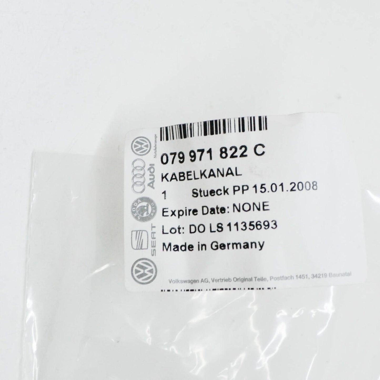 NEW AUDI R8 42 COIL WIRING CONDUIT CABLE GUIDE CYLINDER 1-4 079971822C ORIGINAL