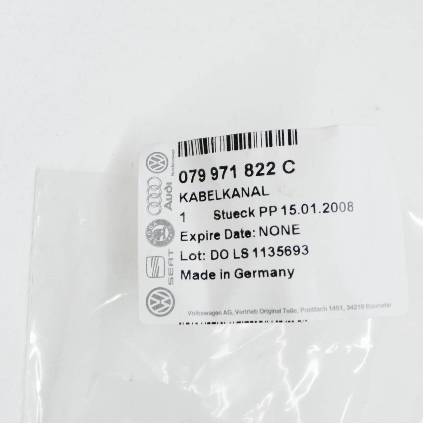 NEW AUDI R8 42 COIL WIRING CONDUIT CABLE GUIDE CYLINDER 1-4 079971822C ORIGINAL