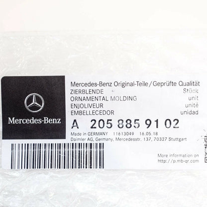 NEW MERCEDES-BENZ C FRONT BUMPER AMG TRIM W205 A2058859102 ORIGINAL